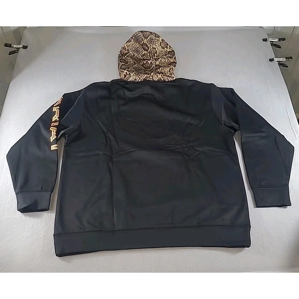 ARIAT Texas Rattlers Hoodie Sweatshirt Mens XL/TG PBR Team Snakeskin Bull Riding